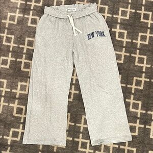 Kids Gray Sweatpants with New York Design